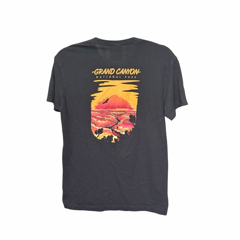 Wild Tribute T-Shirt Mens M Black Like New Grand Canyon National Park Graphic